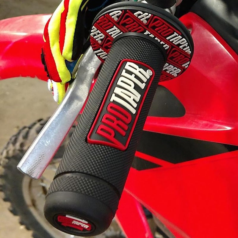 POCRRMCB '7/8'' Motorcross Handle Grips Dirt Bike 22mm 24mm Truster Grips Motorcycle Ergonomic Bar End Non Slip Grip Gel Gep Scooter Cruiser Racing Mountain' - Image 4